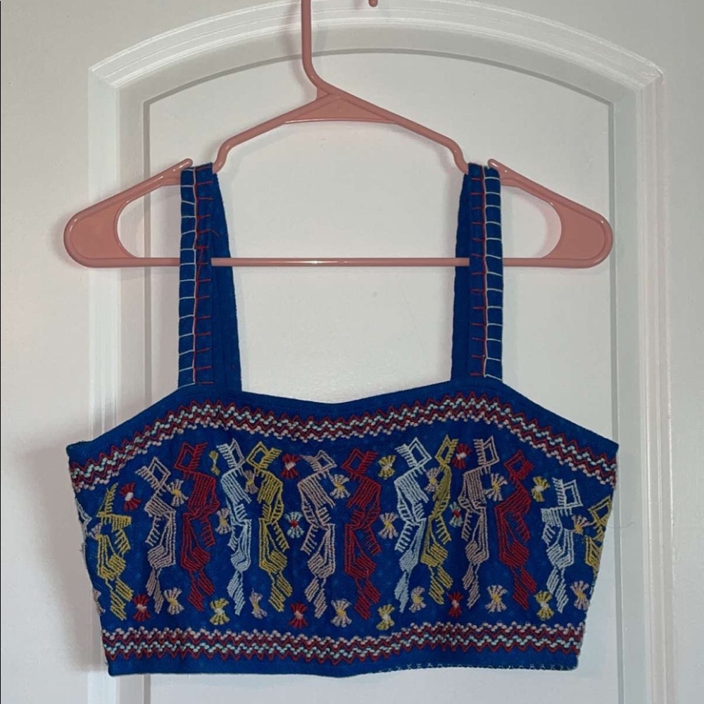 Aztec style crop top